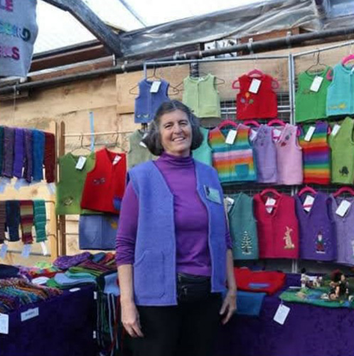 Purple Hummingbird Woolens at Vermont Sheep & Wool Festival