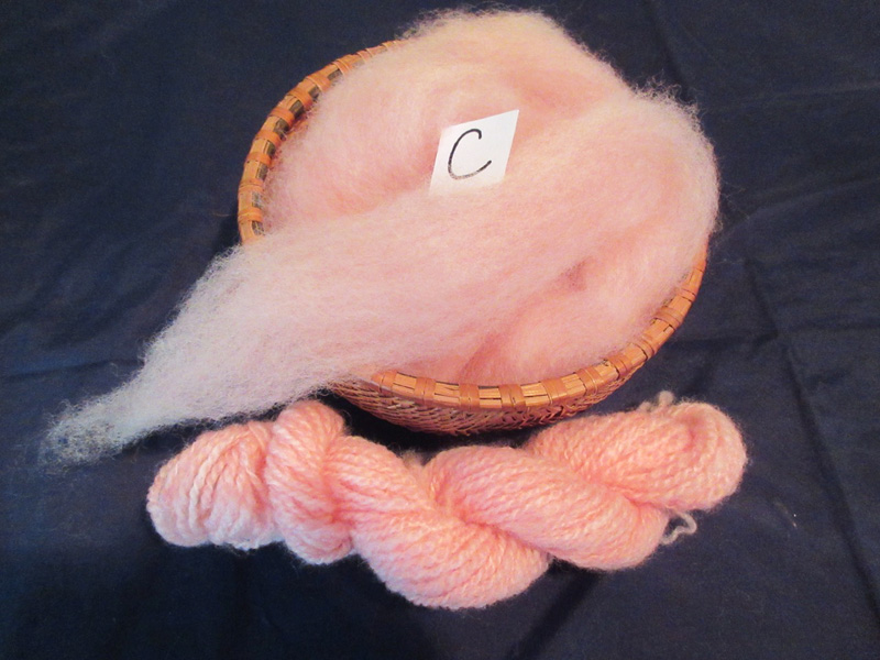 Mohair X Leicester roving