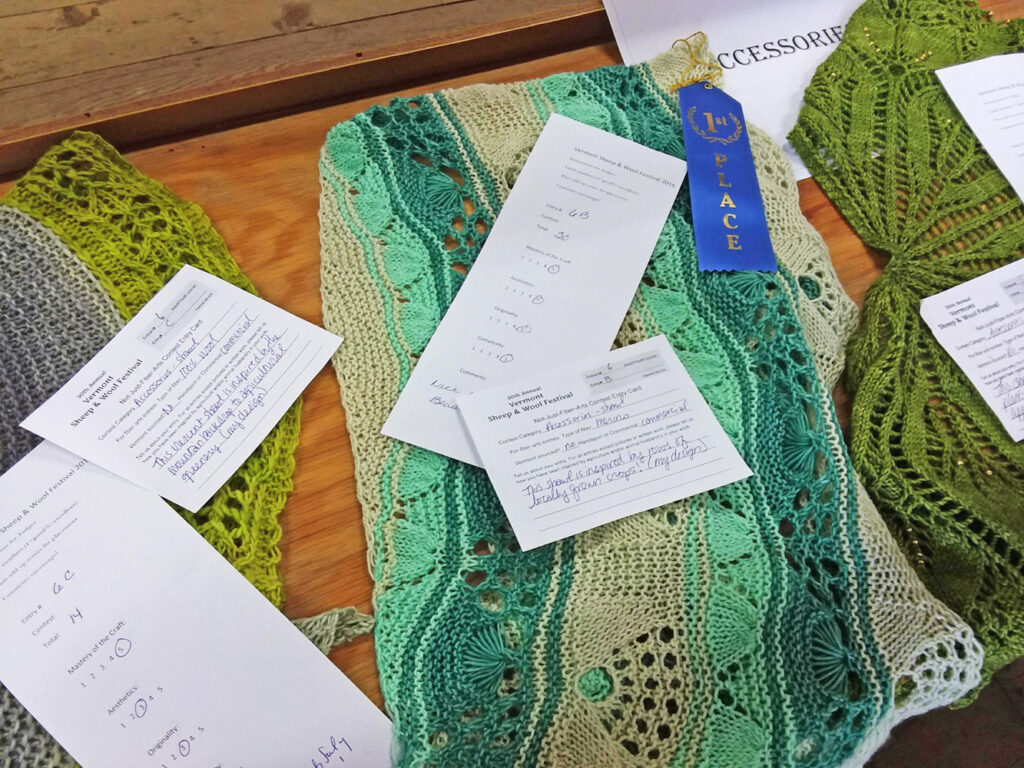 Vermont Sheep & Wool Festival, Tunbridge, VT - fiber arts contest