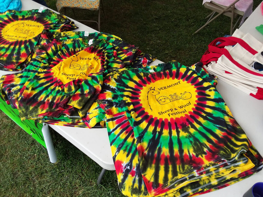 Vermont Sheep & Wool Festival, Tunbridge, VT - festival merch