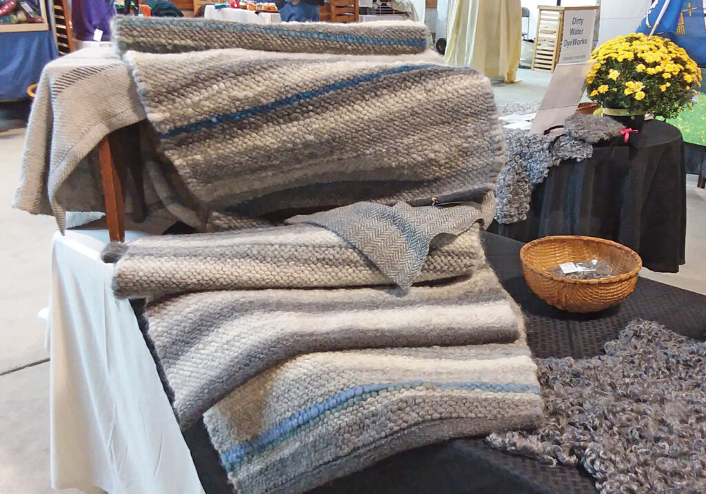 Vermont Sheep & Wool Festival, Tunbridge, VT - wool rugs