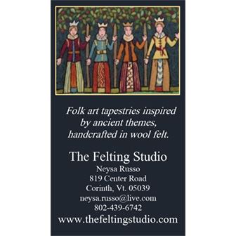 The Felting Studio - sponsor - Vermont Sheep & Wool Festival