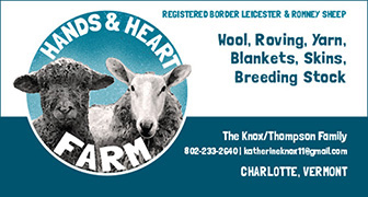 Hands & Heart Farm sponsor Vermont Sheep & Wool Festival