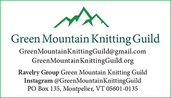 Green Mountain Knitting Guild - sponsor - VT Sheep & Wool Festival