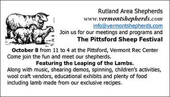 Rutland Area Shepherds - sponsor - Vermont Sheep & Wool Festival