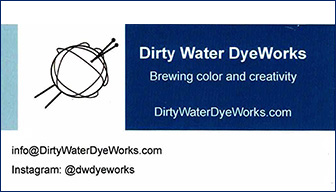 Dirty Water DyeWorks - sponsor - Vermont Sheep & Wool Festival