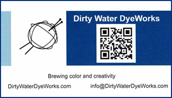 Dirty Water Dyeworks - sponsor - Vermont Sheep & Wool Festival