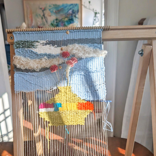 Weaving with Foraged Plants - fiber arts class with Anne Choi