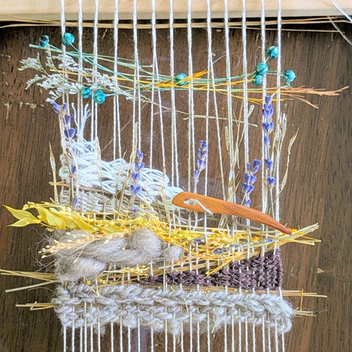 Weaving with Foraged Plants - fiber arts class with Anne Choi