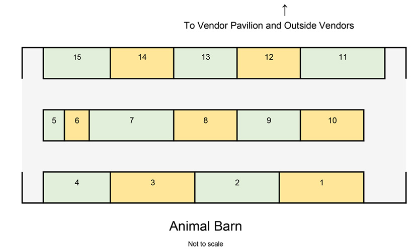 Animal Barn at Vermont Sheep & Wool Festival