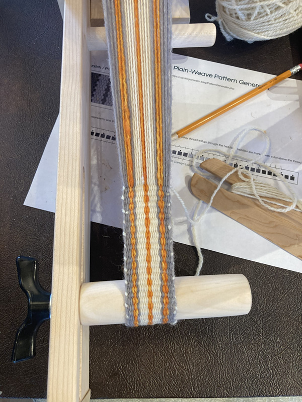 Inkle Weaving with Prin van Gulden at Vermont Sheep & Wool Festival
