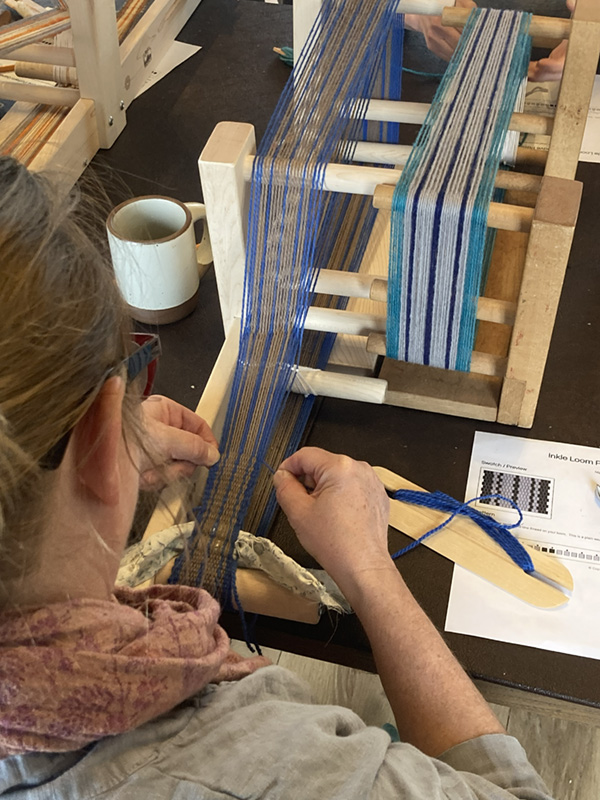 Inkle Weaving with Prin van Gulden at Vermont Sheep & Wool Festival