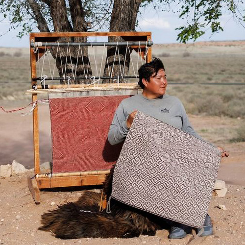 Traditional Navajo Twill Weaving class with Nikyle Begay